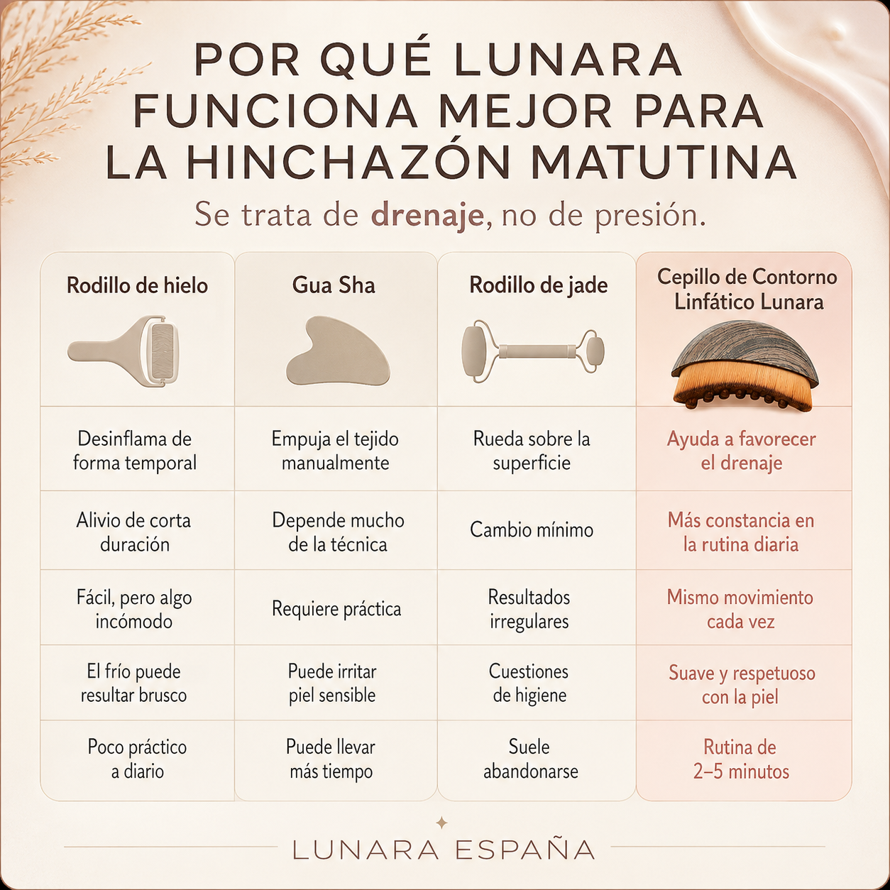 Cepillo Facial de Contorno Linfático Lunara España