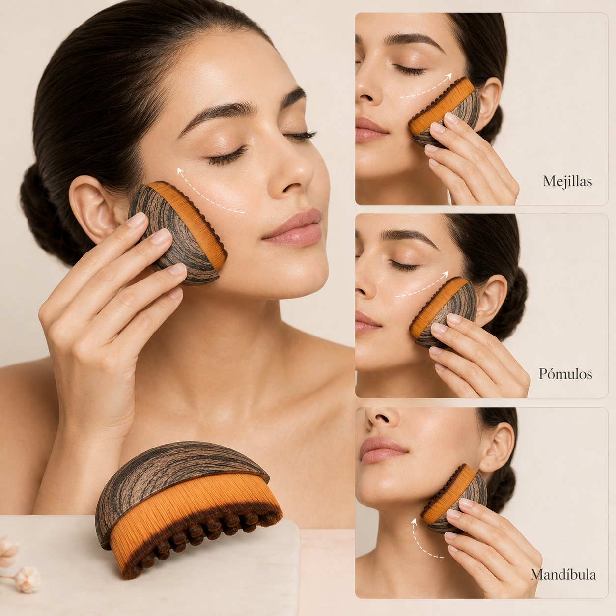 Cepillo Facial de Contorno Linfático Lunara España