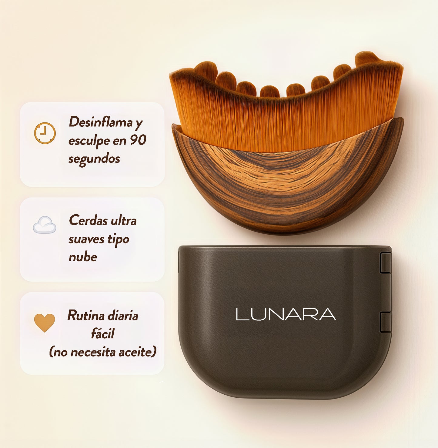 Cepillo Facial de Contorno Linfático Lunara España