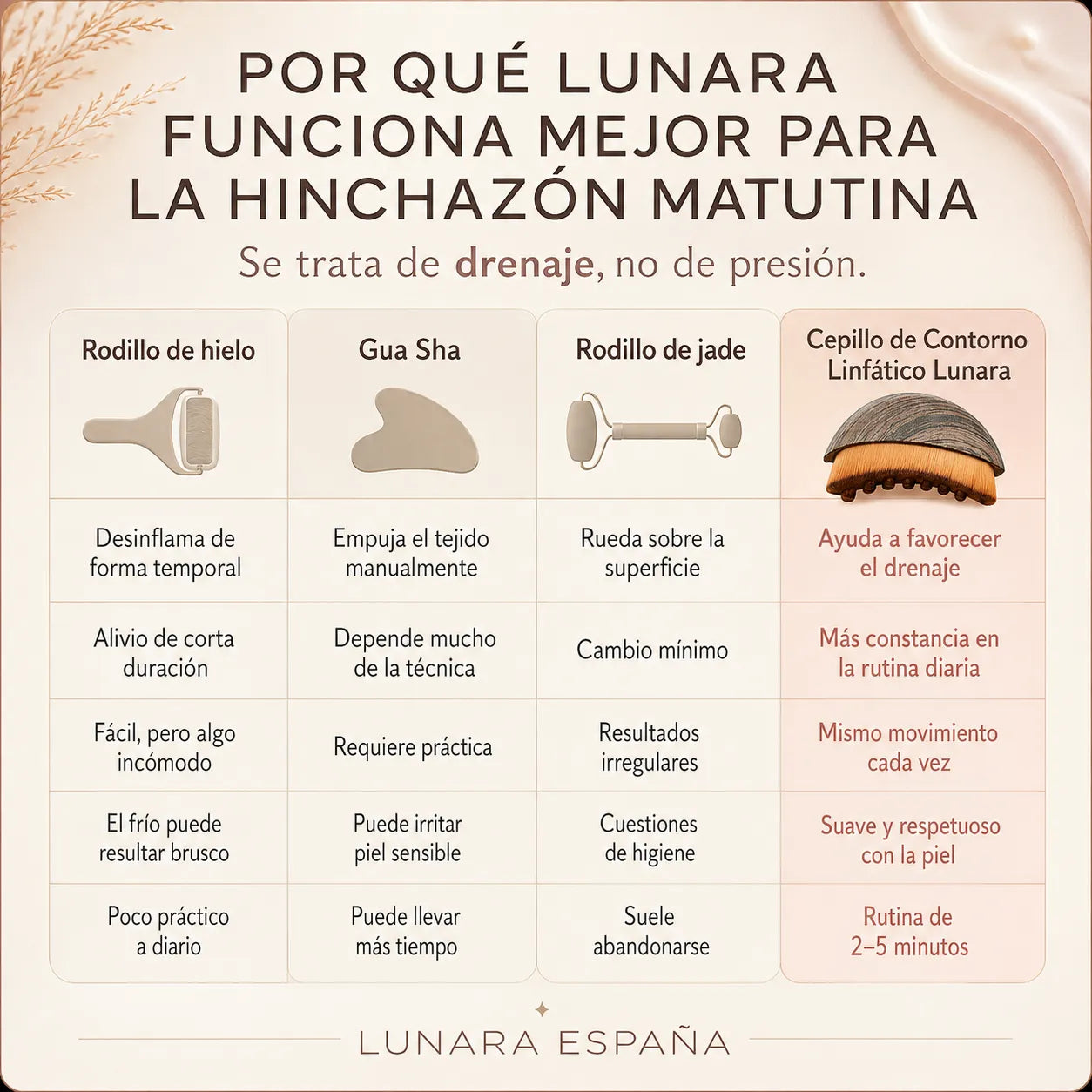 Lunara España Cepillo Facial de Contorno Linfático