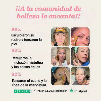 Lunara España Cepillo Facial de Contorno Linfático